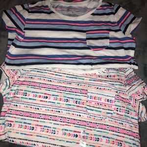 Flash sale⚡️ Girls patterned t-shirts NWT